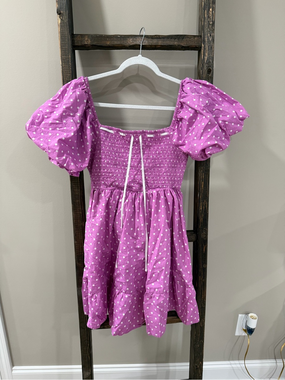 Entro Azalea Polka Dot Mini Dress